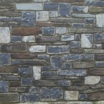 Mixed stone wall