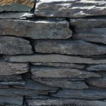 Limestone dry joint wall