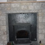 Granite Fireplace for Stove, Stone fireplace ideas